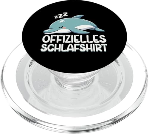Offizielles Schlafshirt Delfin Nickerchen Schlafanzug PopSockets PopGrip für MagSafe Offizielles Schlafshirt Delfin Nickerchen Schlafanzug PopSockets PopGrip für MagSafe von Schlafende Tiere Napper Spätaufsteher Nachtwäsche