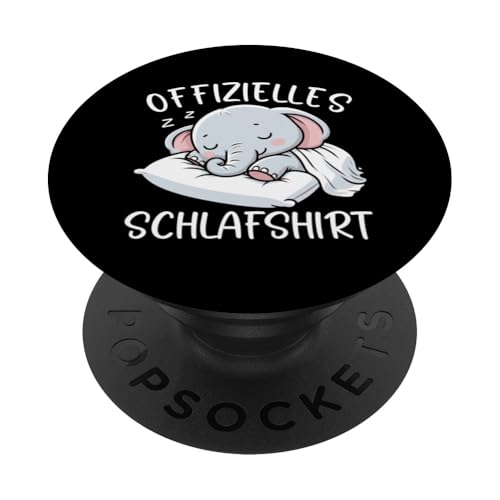 Offizielles Schlafshirt Elefant Nickerchen Schlafanzug PopSockets Klebender PopGrip Offizielles Schlafshirt Elefant Nickerchen Schlafanzug PopSockets Klebender PopGrip von Schlafende Tiere Napper Spätaufsteher Nachtwäsche