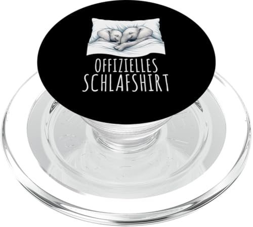 Offizielles Schlafshirt Elefant Nickerchen Schlafanzug PopSockets PopGrip für MagSafe Offizielles Schlafshirt Elefant Nickerchen Schlafanzug PopSockets PopGrip für MagSafe von Schlafende Tiere Napper Spätaufsteher Nachtwäsche
