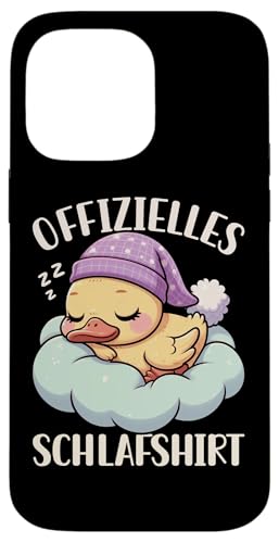 Offizielles Schlafshirt Ente Nickerchen Schlafanzug Hülle für iPhone 14 Pro Max Offizielles Schlafshirt Ente Nickerchen Schlafanzug Hülle für iPhone 14 Pro Max von Schlafende Tiere Napper Spätaufsteher Nachtwäsche