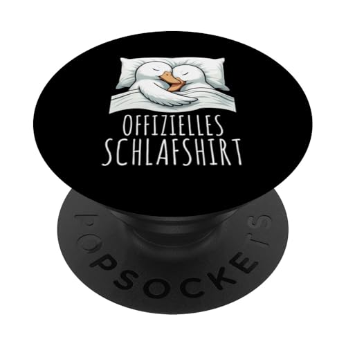Offizielles Schlafshirt Ente Nickerchen Schlafanzug PopSockets Klebender PopGrip Offizielles Schlafshirt Ente Nickerchen Schlafanzug PopSockets Klebender PopGrip von Schlafende Tiere Napper Spätaufsteher Nachtwäsche