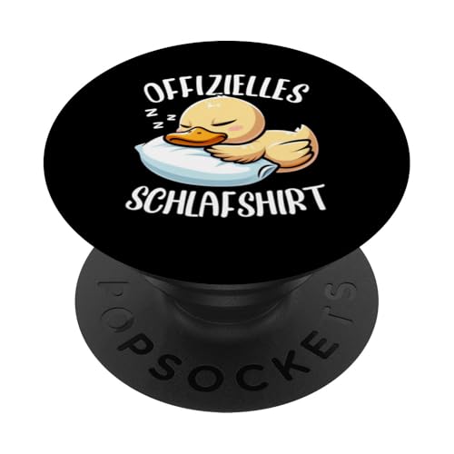Offizielles Schlafshirt Ente Nickerchen Schlafanzug PopSockets Klebender PopGrip Offizielles Schlafshirt Ente Nickerchen Schlafanzug PopSockets Klebender PopGrip von Schlafende Tiere Napper Spätaufsteher Nachtwäsche