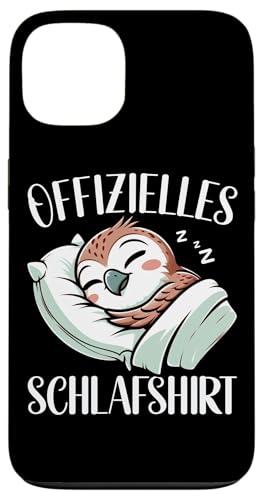 Offizielles Schlafshirt Falke Nickerchen Schlafanzug Hülle für iPhone 13 von Schlafende Tiere Napper Spätaufsteher Nachtwäsche