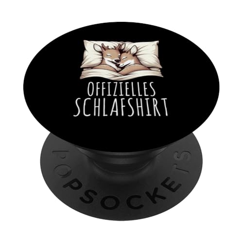 Offizielles Schlafshirt Hirsch Nickerchen Schlafanzug PopSockets Klebender PopGrip Offizielles Schlafshirt Hirsch Nickerchen Schlafanzug PopSockets Klebender PopGrip von Schlafende Tiere Napper Spätaufsteher Nachtwäsche
