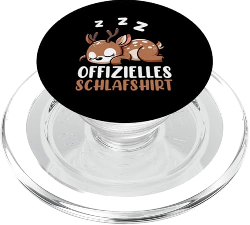 Offizielles Schlafshirt Hirsch Nickerchen Schlafanzug PopSockets PopGrip für MagSafe Offizielles Schlafshirt Hirsch Nickerchen Schlafanzug PopSockets PopGrip für MagSafe von Schlafende Tiere Napper Spätaufsteher Nachtwäsche