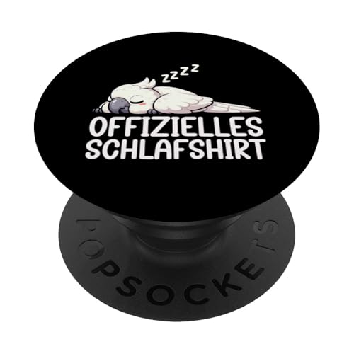 Offizielles Schlafshirt Kakadu Nickerchen Schlafanzug PopSockets Klebender PopGrip Offizielles Schlafshirt Kakadu Nickerchen Schlafanzug PopSockets Klebender PopGrip von Schlafende Tiere Napper Spätaufsteher Nachtwäsche