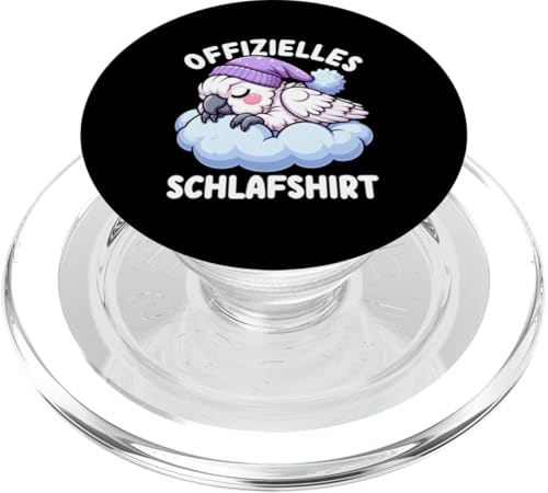 Offizielles Schlafshirt Kakadu Nickerchen Schlafanzug PopSockets PopGrip für MagSafe Offizielles Schlafshirt Kakadu Nickerchen Schlafanzug PopSockets PopGrip für MagSafe von Schlafende Tiere Napper Spätaufsteher Nachtwäsche