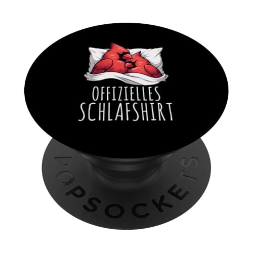 Offizielles Schlafshirt Kardinal Nickerchen Schlafanzug PopSockets Klebender PopGrip Offizielles Schlafshirt Kardinal Nickerchen Schlafanzug PopSockets Klebender PopGrip von Schlafende Tiere Napper Spätaufsteher Nachtwäsche