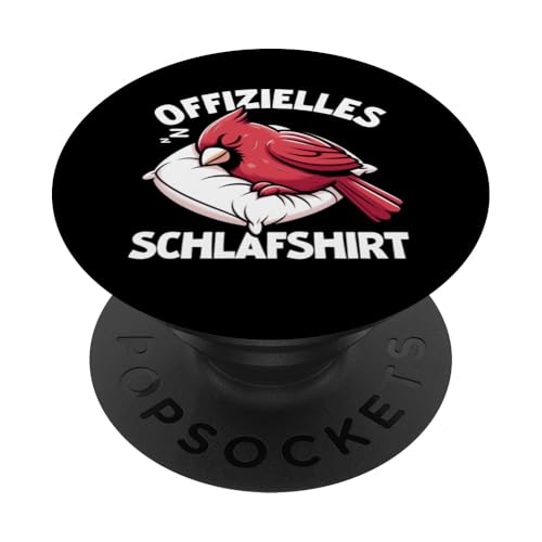 Offizielles Schlafshirt Kardinal Nickerchen Schlafanzug PopSockets Klebender PopGrip Offizielles Schlafshirt Kardinal Nickerchen Schlafanzug PopSockets Klebender PopGrip von Schlafende Tiere Napper Spätaufsteher Nachtwäsche
