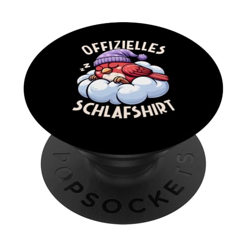 Offizielles Schlafshirt Kardinal Nickerchen Schlafanzug PopSockets Klebender PopGrip Offizielles Schlafshirt Kardinal Nickerchen Schlafanzug PopSockets Klebender PopGrip von Schlafende Tiere Napper Spätaufsteher Nachtwäsche