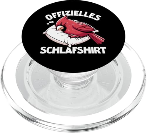 Offizielles Schlafshirt Kardinal Nickerchen Schlafanzug PopSockets PopGrip für MagSafe Offizielles Schlafshirt Kardinal Nickerchen Schlafanzug PopSockets PopGrip für MagSafe von Schlafende Tiere Napper Spätaufsteher Nachtwäsche