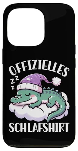 Offizielles Schlafshirt Krokodil Nickerchen Schlafanzug Hülle für iPhone 13 Pro Offizielles Schlafshirt Krokodil Nickerchen Schlafanzug Hülle für iPhone 13 Pro von Schlafende Tiere Napper Spätaufsteher Nachtwäsche