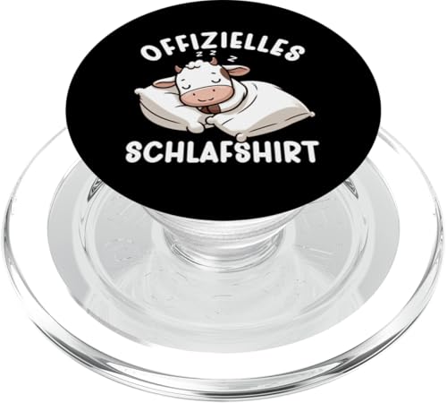 Offizielles Schlafshirt Kuh Nickerchen Schlafanzug PopSockets PopGrip für MagSafe Offizielles Schlafshirt Kuh Nickerchen Schlafanzug PopSockets PopGrip für MagSafe von Schlafende Tiere Napper Spätaufsteher Nachtwäsche