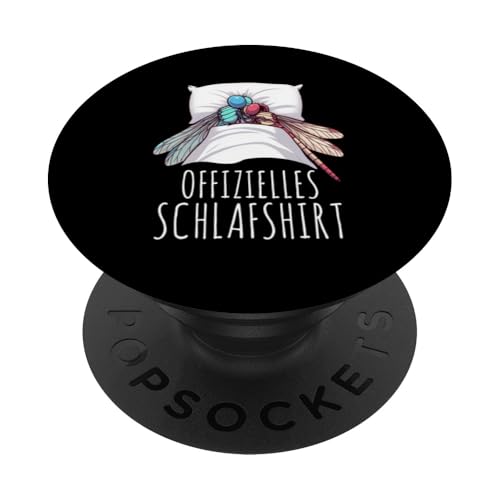 Offizielles Schlafshirt Libelle Nickerchen Schlafanzug PopSockets Klebender PopGrip Offizielles Schlafshirt Libelle Nickerchen Schlafanzug PopSockets Klebender PopGrip von Schlafende Tiere Napper Spätaufsteher Nachtwäsche