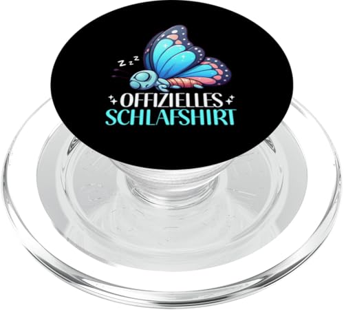 Offizielles Schlafshirt Schmetterling Nickerchen Schlafanzug PopSockets PopGrip für MagSafe Offizielles Schlafshirt Schmetterling Nickerchen Schlafanzug PopSockets PopGrip für MagSafe von Schlafende Tiere Napper Spätaufsteher Nachtwäsche