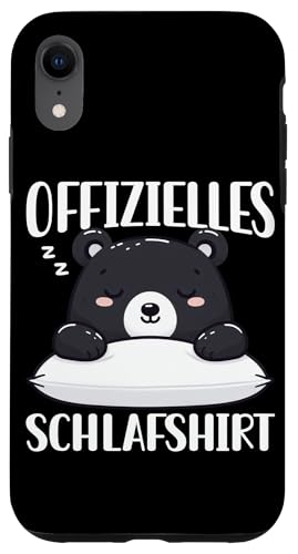 Offizielles Schlafshirt Schwarzbär Nickerchen Schlafanzug Hülle für iPhone XR Offizielles Schlafshirt Schwarzbär Nickerchen Schlafanzug Hülle für iPhone XR von Schlafende Tiere Napper Spätaufsteher Nachtwäsche