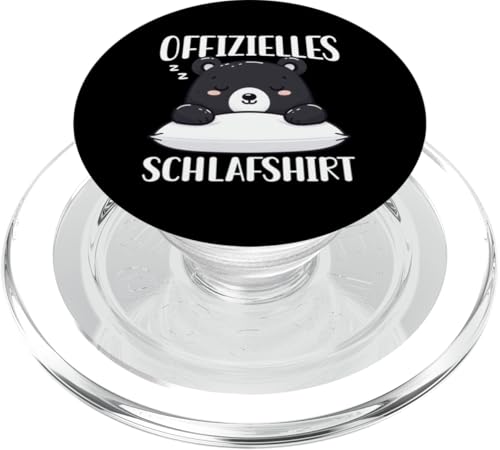Offizielles Schlafshirt Schwarzbär Nickerchen Schlafanzug PopSockets PopGrip für MagSafe Offizielles Schlafshirt Schwarzbär Nickerchen Schlafanzug PopSockets PopGrip für MagSafe von Schlafende Tiere Napper Spätaufsteher Nachtwäsche