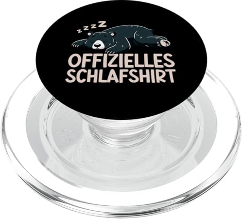 Offizielles Schlafshirt Schwarzbär Nickerchen Schlafanzug PopSockets PopGrip für MagSafe Offizielles Schlafshirt Schwarzbär Nickerchen Schlafanzug PopSockets PopGrip für MagSafe von Schlafende Tiere Napper Spätaufsteher Nachtwäsche