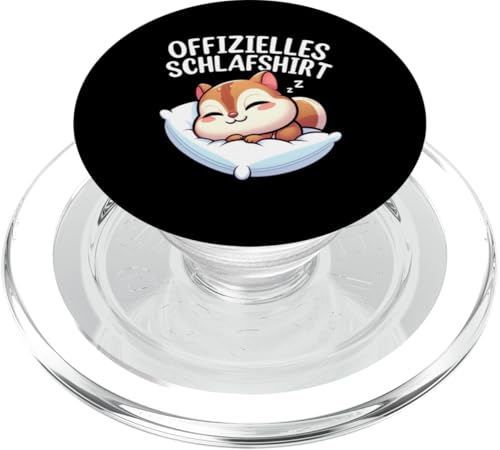 Offizielles Schlafshirt Streifenhörnchen Nickerchen PopSockets PopGrip für MagSafe Offizielles Schlafshirt Streifenhörnchen Nickerchen PopSockets PopGrip für MagSafe von Schlafende Tiere Napper Spätaufsteher Nachtwäsche