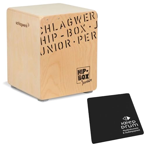 Schlagwerk CP401 Hip Box Kindercajon Junior Cajon + keepdrum Sitzpad von Schlagwerk