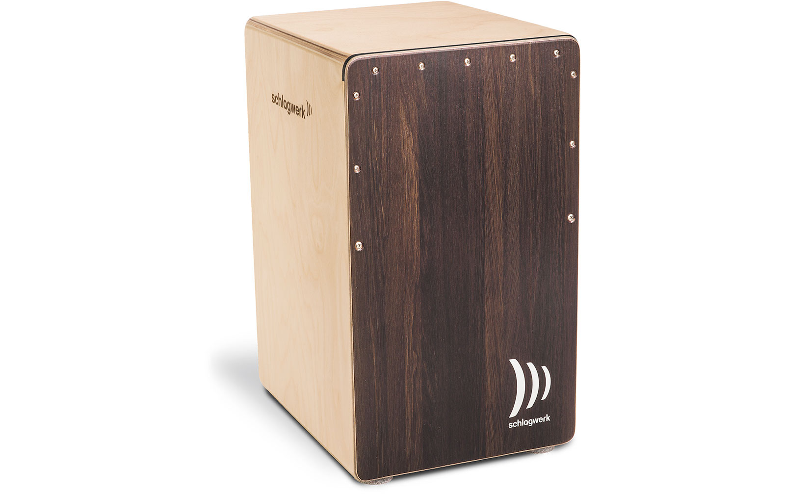 Schlagwerk CP408ST 2inOne Cajon Dark Oak, Soft Touch von Schlagwerk