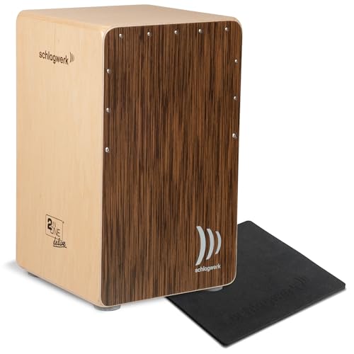Schlagwerk CP430 Cajon 2inOne deluxe, Erle Korpus mit Wenge-Designfurnier - ultra-sensible Snare-Ansprache durch 2x 42 Snare Spiralen! - Inklusive Sitzkissen - Made in Germany Schlagwerk CP430 Cajon 2inOne deluxe, Erle Korpus mit Wenge-Designfurnier - ultra-sensible Snare-Ansprache durch 2x 42 Snare Spiralen! - Inklusive Sitzkissen - Made in Germany von Schlagwerk