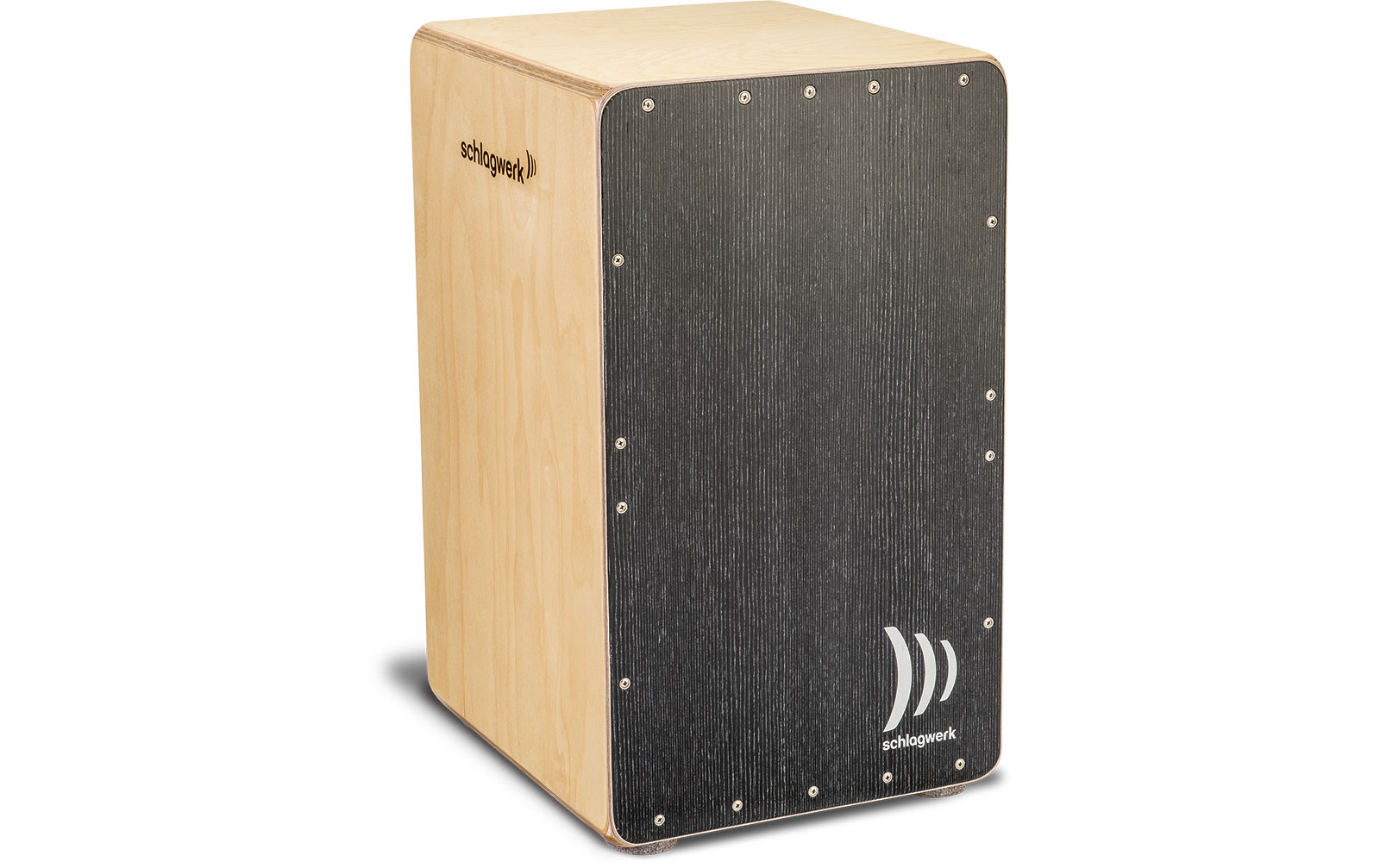 Schlagwerk CP5003 Cajon Precise OS Black Silver inkl. Cajon Pad von Schlagwerk