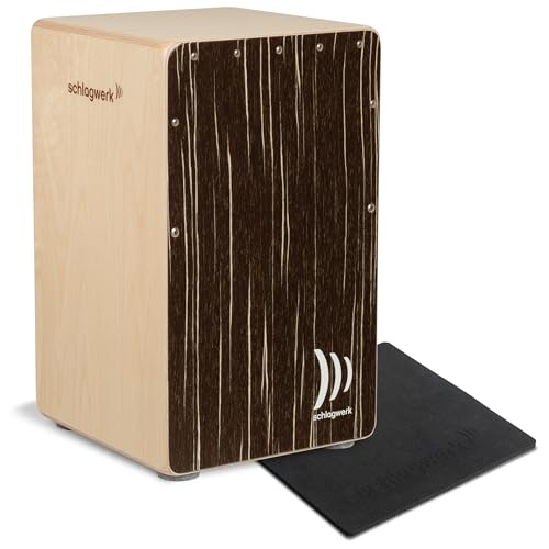 Schlagwerk CP585 Cajon Super Agile Cappuccino - individuell und stufenlos einstellbare Snare Technologie - fetter Bass, brilliante Snare, kraftvolle Slaps - inklusive Sitzkissen - Made in Germany Schlagwerk CP585 Cajon Super Agile Cappuccino - individuell und stufenlos einstellbare Snare Technologie - fetter Bass, brilliante Snare, kraftvolle Slaps - inklusive Sitzkissen - Made in Germany von Schlagwerk