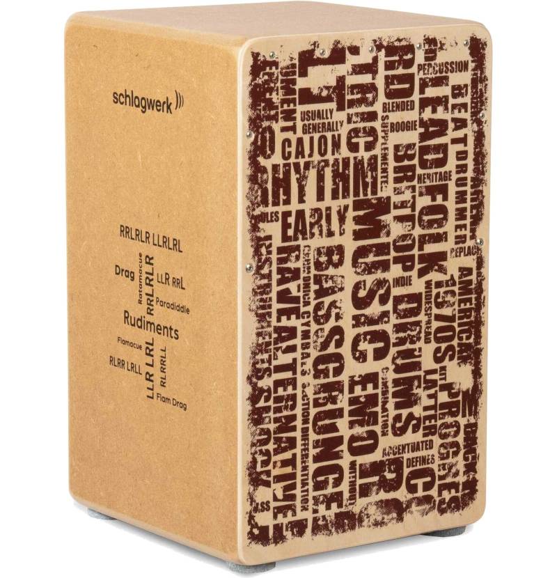 Schlagwerk CP85 Rudiments Styles Cajon, Large von Schlagwerk