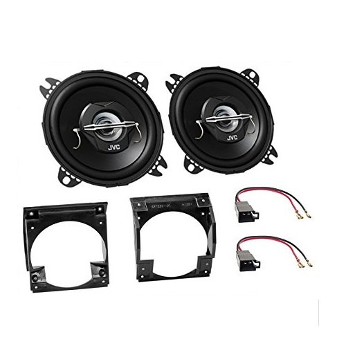 LSP-Set: JVC - CS-J420X - 210Watt / 21Watt RMS 2-Wege Koaxial - Lautsprecher-Paar + Lautsprecherkabel und Ringe für Twingo • Einbauort: Armaturenbrett LSP-Set: JVC - CS-J420X - 210Watt / 21Watt RMS 2-Wege Koaxial - Lautsprecher-Paar + Lautsprecherkabel und Ringe für Twingo • Einbauort: Armaturenbrett von Schlauer-Shop24