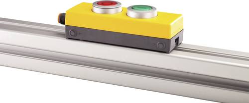 Not-Aus-Schalter, Drucktaster im Gehäuse, überlistungssicher, mit LED-Element 36 V/AC von Schlegel