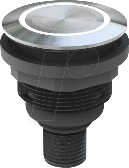 SVATLRGI0001C005 - Drucktaster - 1 S, Pfeil, Edelstahl, LED-Ring grün von Schlegel