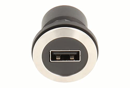 Schlegel Edelstahl USB-Buchse, 2x USB 2.0 Typ A, Made in Germany von Schlegel