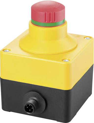 Schlegel SIL_QRSKUVOO_M12 Not-Aus-Schalter im Gehäuse, überlistungssicher, mit Schutzkragen 250 V/ Schlegel SIL_QRSKUVOO_M12 Not-Aus-Schalter im Gehäuse, überlistungssicher, mit Schutzkragen 250 V/ von Schlegel