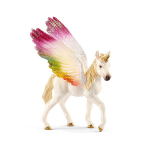 Schleich® Bayala 70577 Geflügeltes Regenbogeneinhorn Fohlen Spielfigur von Schleich®