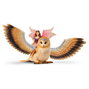Schleich® Bayala 70789 Elfe auf Glitzer-Eule Spielfiguren-Set von Schleich®