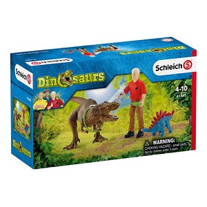 Schleich® Dinosaurs 41465 Tyrannosaurus Rex Angriff Spielfiguren-Set von Schleich®