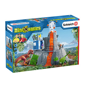 Schleich® Dinosaurs 42564 Große Vulkan Expedition Spielfiguren-Set von Schleich®