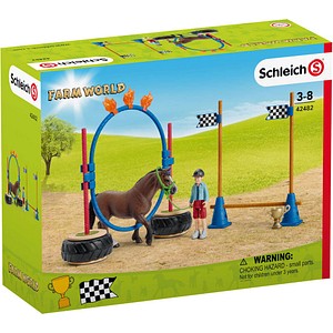 Schleich® Farm World 42482 Pony Agility Rennen Spielfiguren-Set von Schleich®