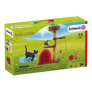 Schleich® Farm World 42501 Spielspaß für niedliche Katzen Spielfiguren-Set von Schleich®