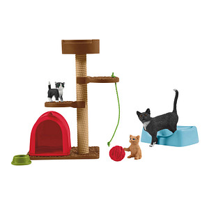 Schleich® Farm World 42501 Spielspaß für niedliche Katzen Spielfiguren-Set von Schleich®