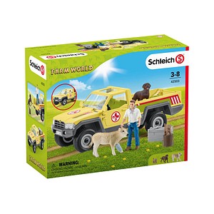 Schleich® Farm World 42503 Tierarztbesuch auf dem Bauernhof Spielfiguren-Set von Schleich®