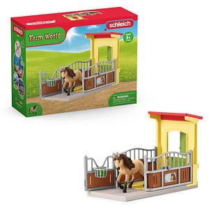 Schleich® Farm World 42609 Ponybox mit Islandpferd Hengst Spielset von Schleich®