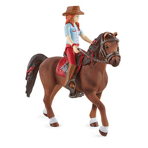 Schleich® Horse Club 42539 bewegliche Hannah & Cayenne Spielfiguren-Set von Schleich®