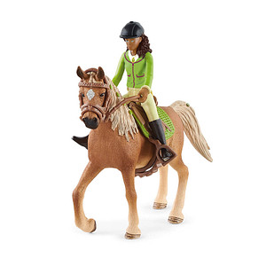 Schleich® Horse Club 42542 bewegliche Sarah & Mystery Spielfiguren-Set von Schleich®