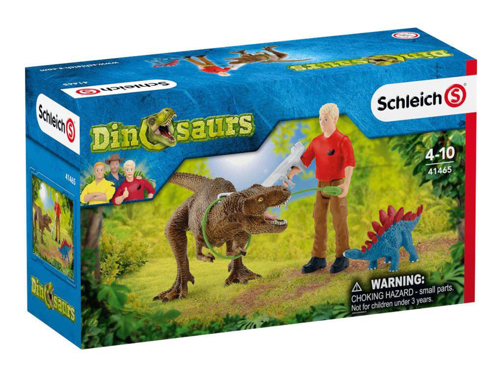 Schleich® Spielfiguren-Set Dinosaurs Tyrannosaurus Rex Angriff 41465 von Schleich®