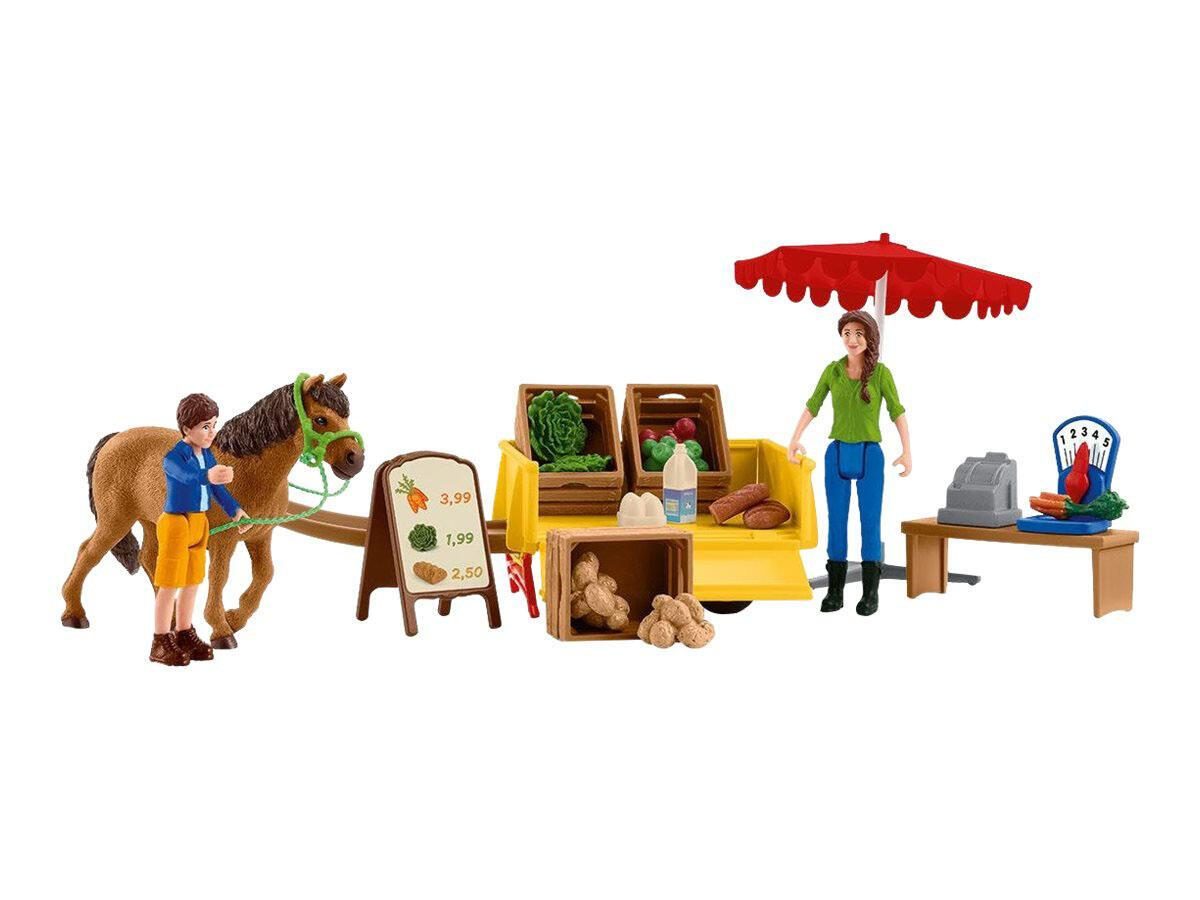 Schleich® Spielfiguren-Set Farm World Mobiler Farm Stand 42528 von Schleich®