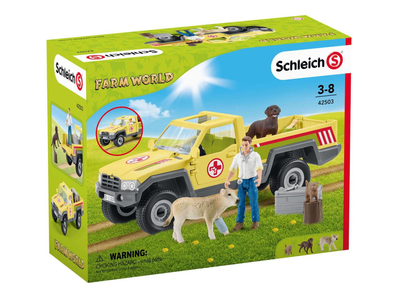 Schleich® Spielfiguren-Set Farm World Tierarztbesuch auf dem Bauernhof 42503 von Schleich®