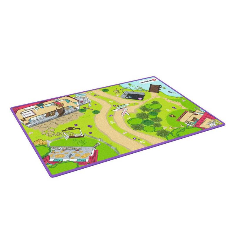 Schleich® Spielteppich 92,0 x 133,0 cm grün/bunt von Schleich®