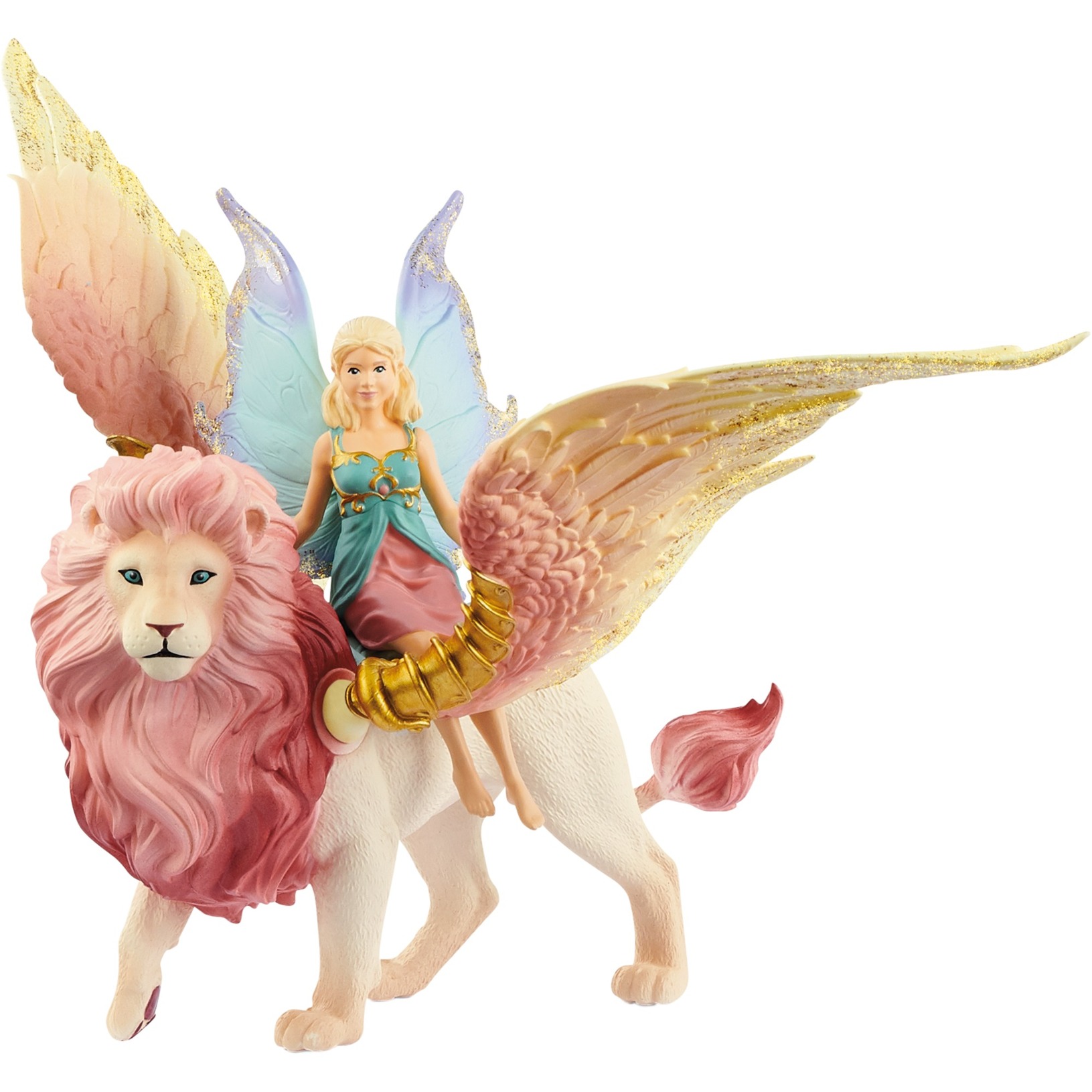 Bayala Elfe auf geflügeltem Löwe, Spielfigur von Schleich